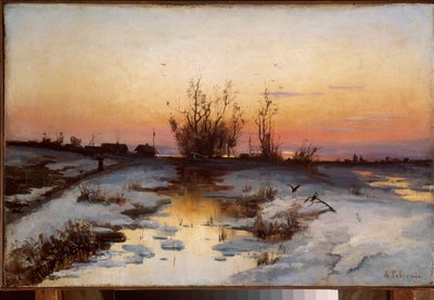Sera, Fioritura degli ontani da Alexei Kondratjewitsch Sawrassow