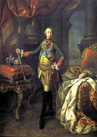 Ritratto dello Zar Pietro III, 1762 da Aleksei Petrovich Antropov