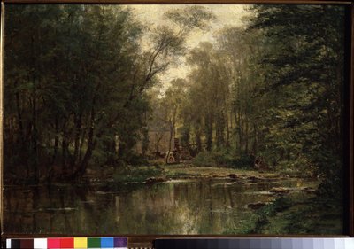 Paesaggio di La Veules in Normandia da Aleksei Petrovich Bogolyubov