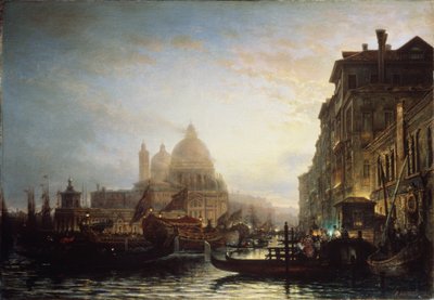 Venezia di notte, 1856 da Aleksei Petrovich Bogolyubov