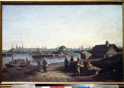 Veduta della città di Kazan sul Volga in Russia da Aleksei Petrovich Bogolyubov