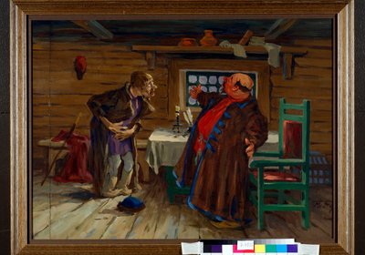 Un malato va a vedere un diacono per curarsi da Aleksey Fyodorovich Afanasiev