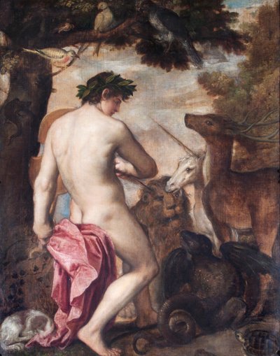Orfeo che incanta gli animali da Alessandro (1588–1649) (attr. to) Titian (workshop of) and Padovanino