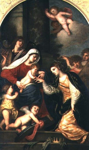 Il matrimonio mistico di Santa Caterina da Alessandro Varotari