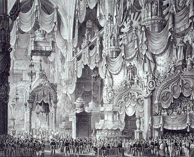 Incoronazione di Ferdinando I (1793-1875) nel Duomo di Milano da Alessandro (after) Sanquirico