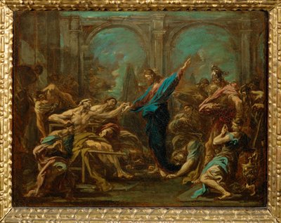 Gesù guarisce i paralitici - Cristo guarisce gli zoppi ... da Alessandro (style of) Magnasco
