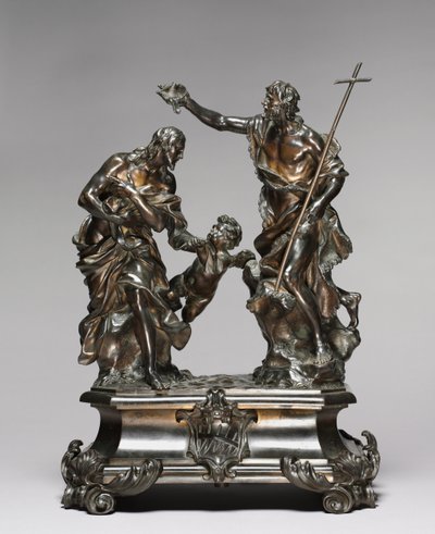 Battesimo di Cristo, progettato 1645-46, probabilmente realizzato 1650-55 da Alessandro Algardi