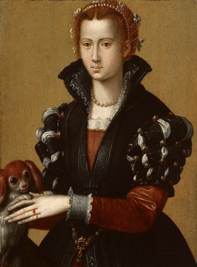 Ritratto di Eleonora di Toledo 1522-1562, c. 1560 da Alessandro Allori