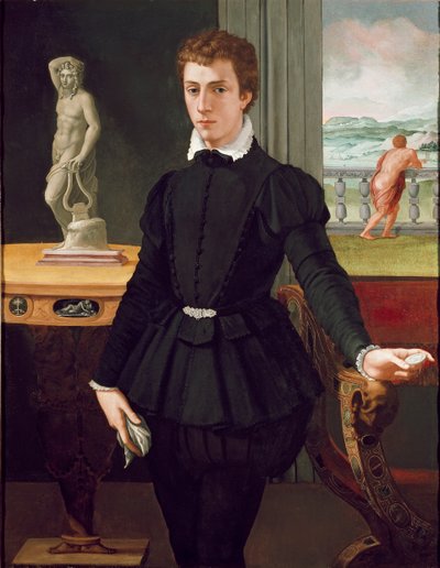 Ritratto di un giovane uomo, post 1560 da Alessandro Allori