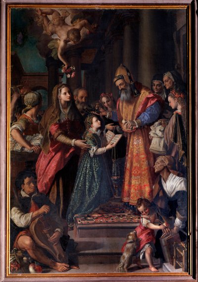 Presentazione di Maria al tempio da Alessandro Allori