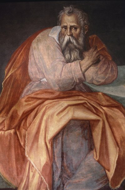 Il Profeta Geremia, Ospedale degli Innocenti, Firenze da Alessandro Allori