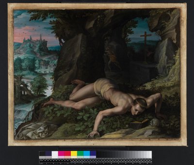 La tentazione di San Benedetto, c.1587 da Alessandro Allori