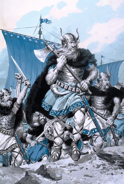 Diavoli del mare, da "Storia della Francia" (gouache su carta) da Alessandro Biffignandi