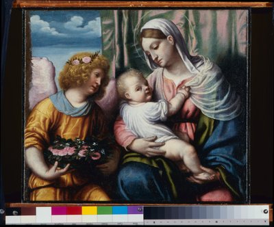 Madonna con Bambino e un angelo da Alessandro Bonvicino Moretto