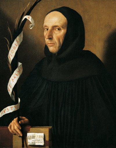 Ritratto di Gerolamo Savonarola (Ferrara) da Alessandro Bonvicino Moretto