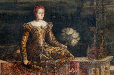 Ritratto di una nobildonna (dettaglio) da Alessandro Bonvicino Moretto