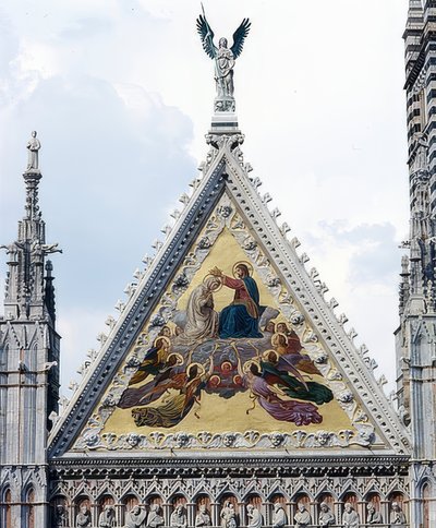 Duomo di Siena (Cattedrale di Santa Maria Assunta). Dettaglio: Mosaico con l