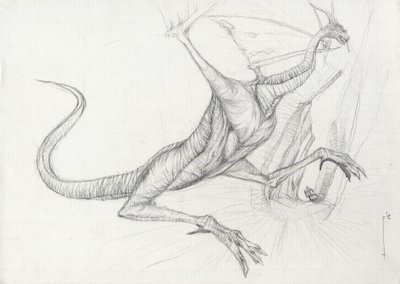 Creatura fantastica: un drago da Alessandro Lonati