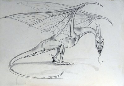 Creatura fantastica: drago da Alessandro Lonati