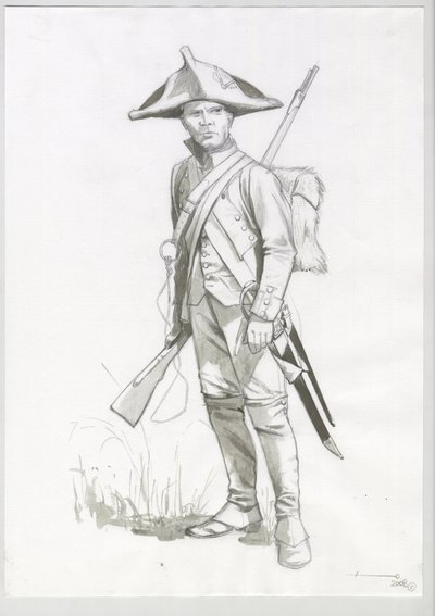 Primo Impero (1804-1814 e 1815): costume di un soldato dell