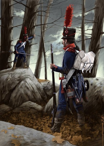Primo Impero: fucile di fanteria leggera della Grande Armée da Alessandro Lonati