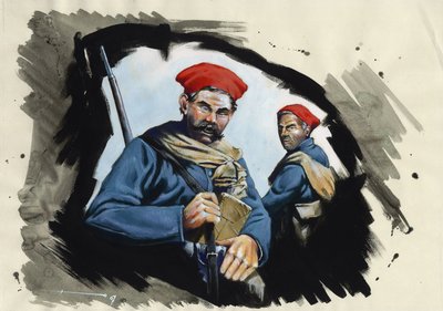 Prima Guerra Mondiale 1914-1918: soldati algerini dell