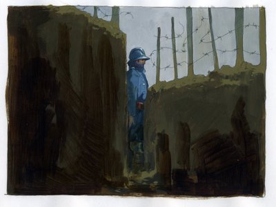 Prima Guerra Mondiale: una guardia dell