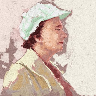 Ritratto della scienziata Rachel Carson, 2023 (illustrazione) da Alessandro Lonati