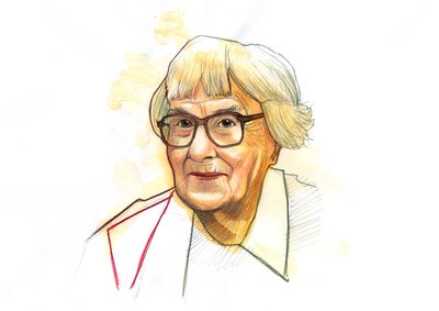 Ritratto della scrittrice americana Harper Lee da Alessandro Lonati