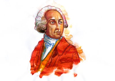 Ritratto di Antoine Laurent de Lavoisier da Alessandro Lonati