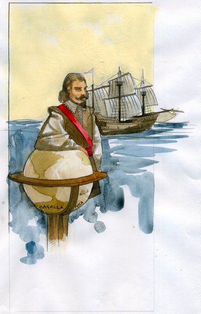 Ritratto di Francis Drake da Alessandro Lonati