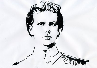 Ritratto di Luigi II di Baviera da Alessandro Lonati