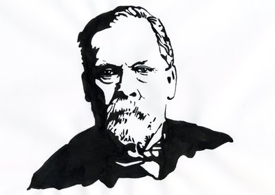 Ritratto di Louis Pasteur da Alessandro Lonati