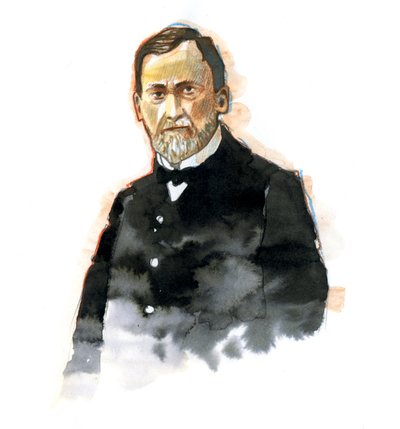 Ritratto di Louis Pasteur da Alessandro Lonati
