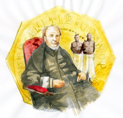 Rappresentazione di Victor Schoelcher (1804-1893) politico francese da Alessandro Lonati