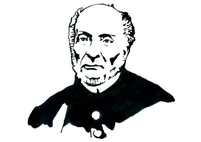 Rappresentazione di Victor Schoelcher (1804-1893), politico francese, massone, noto per aver guidato il Decreto dell