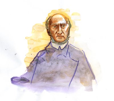 Rappresentazione di Victor Schoelcher da Alessandro Lonati