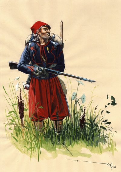 Secondo Impero (1852-1870): soldato zuavo dell