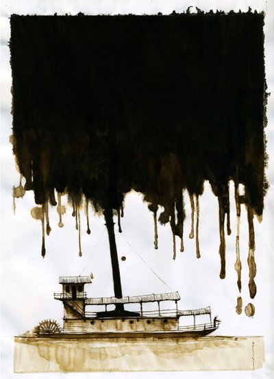 Nave a vapore (Illustrazione del nuovo 