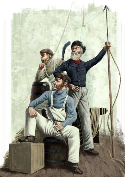 Tre balene da Alessandro Lonati
