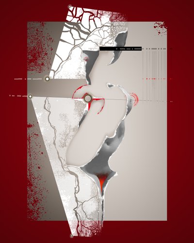 Ucraina attaccata dalla Russia, 2022 (illustrazione) da Alessandro Lonati