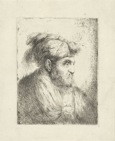Uomo con turbante da Alessandro Longhi