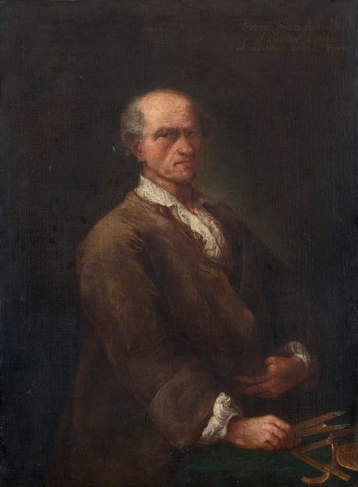 Ritratto di Bartolomeo Ferracina 1692-1777, ca 1770 da Alessandro Longhi