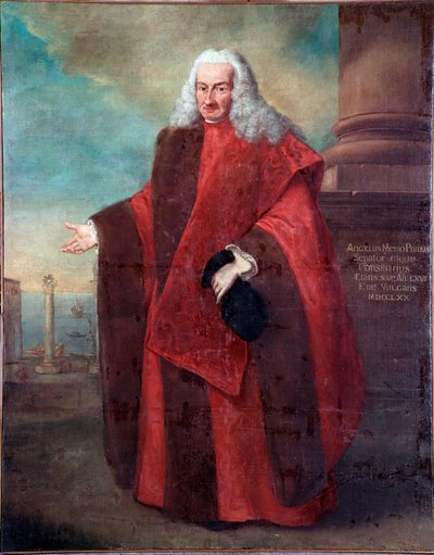 Ritratto del Senatore della Repubblica di Venezia Angelo Memmo I da Alessandro Longhi
