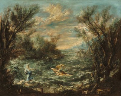 Cristo al Mare di Galilea, c. 1740 da Alessandro Magnasco