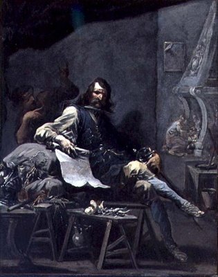 Satira su un nobile in miseria da Alessandro Magnasco