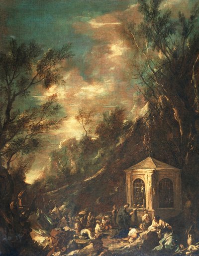 Scena di pellegrinaggio da Alessandro Magnasco
