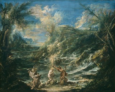Il Battesimo di Cristo da Alessandro Magnasco