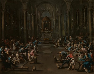 La Sinagoga da Alessandro Magnasco