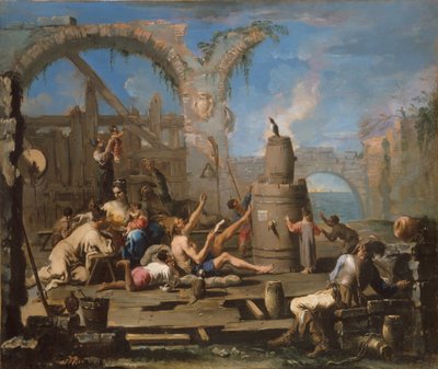 La gazza addomesticata da Alessandro Magnasco
